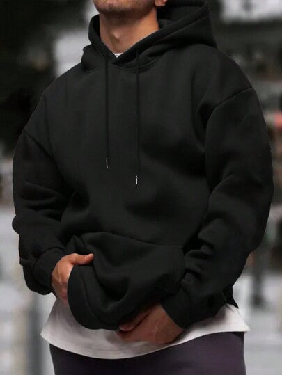 Men's Oversized Drop-Shoulder Hoodie | Relaxed Fit Streetwear