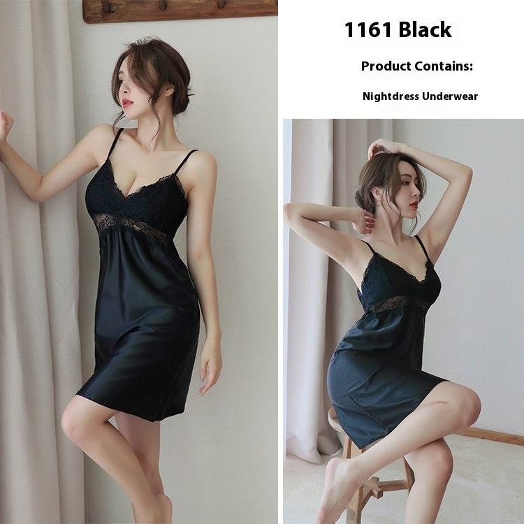 Silky Strap Nightdress Set | Women's Loungewear & Sleepwear
