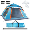 1Pc 4-5 Person Camping Tent With 2 Mosquito Nets Windows Carry Bag Waterproof 7.05x7.05x4.46ft For Hiking Climbing Adventure Fishing Fedex Shipping