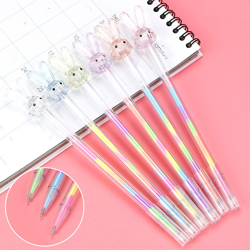 Rotating Crystal & Rabbit Ballpoint Pen | Metal Gift Pen