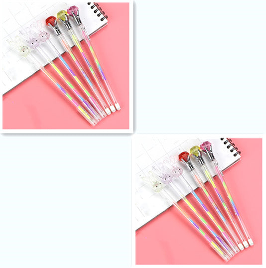 Rotating Crystal & Rabbit Ballpoint Pen | Metal Gift Pen