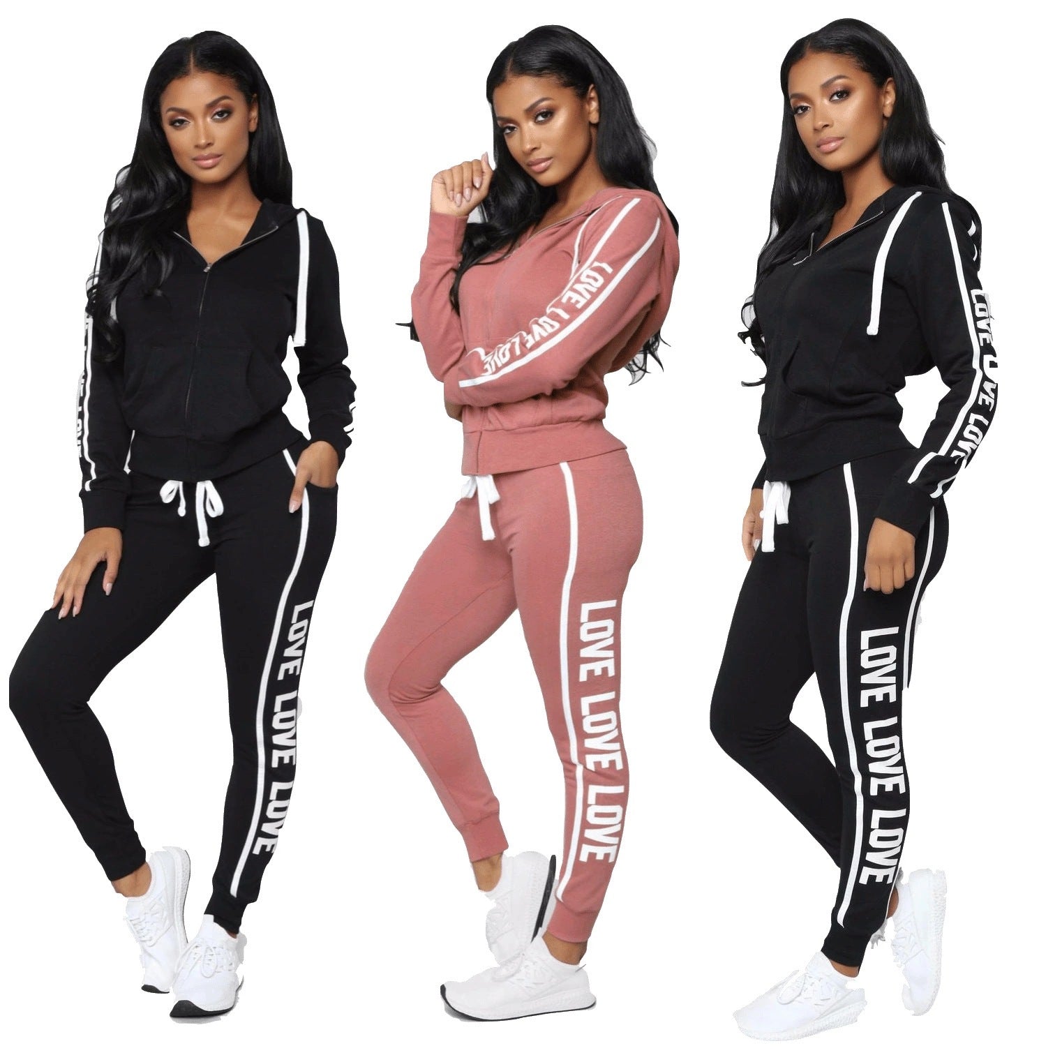 Women's Knit Sports & Leisure Two-Piece Suit | Casual Comfort Set