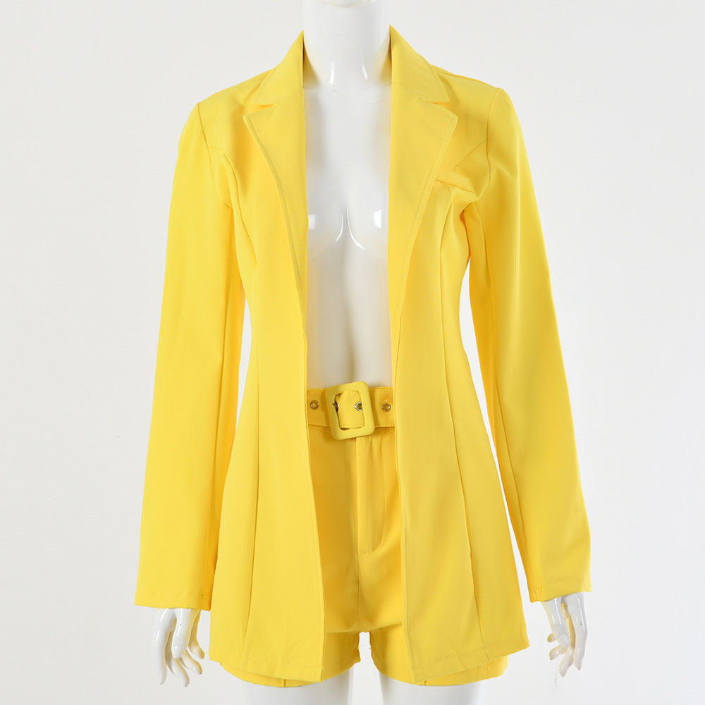 Women's Relaxed Fit Two-Piece Suit Set | Polished Everyday Style
