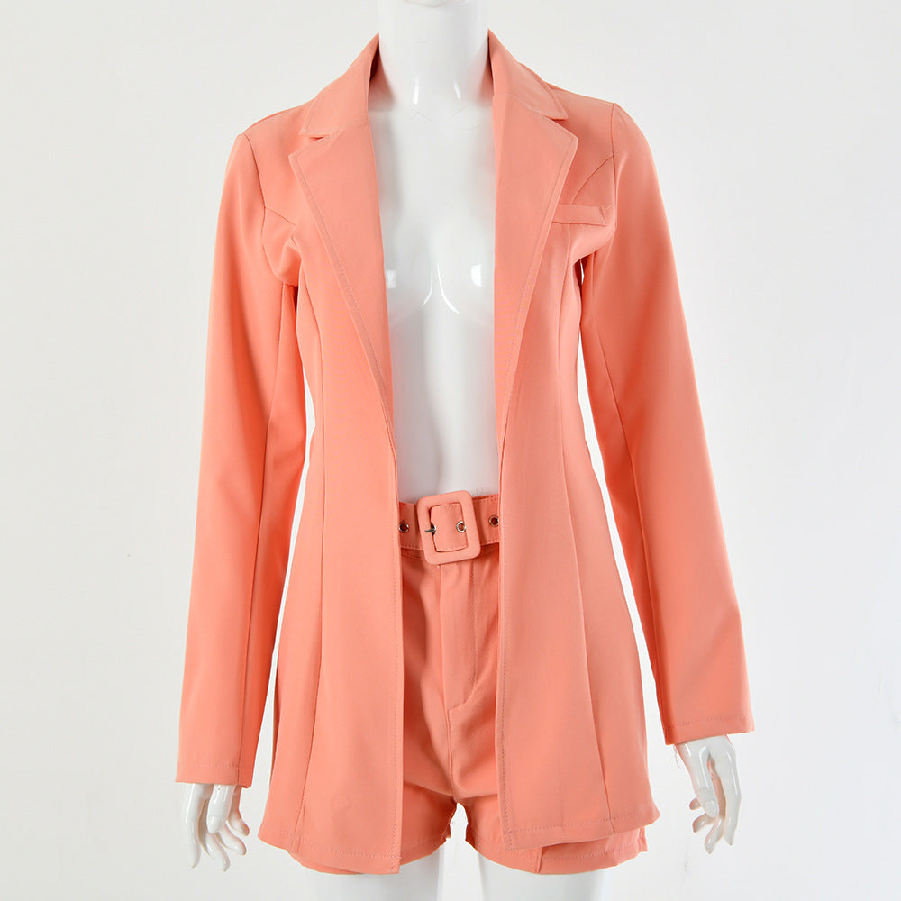 Women's Relaxed Fit Two-Piece Suit Set | Polished Everyday Style