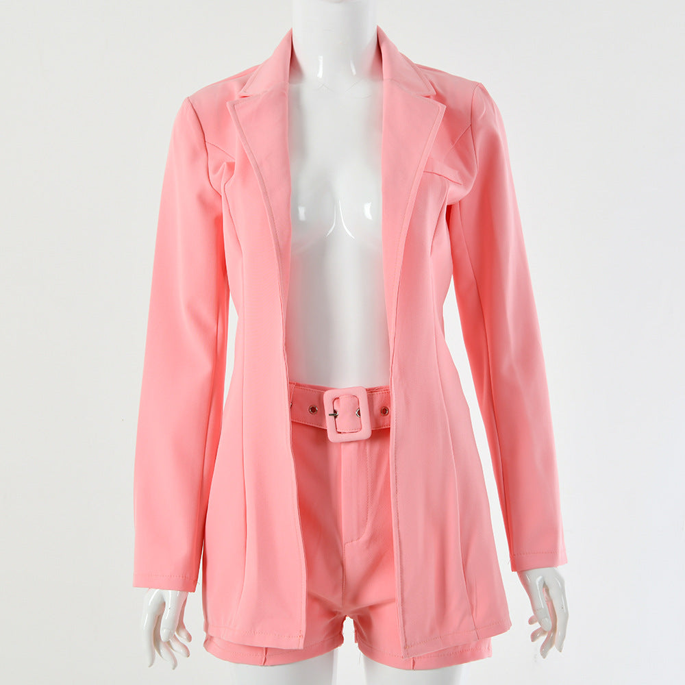 Women's Relaxed Fit Two-Piece Suit Set | Polished Everyday Style