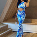 Open?Back Sleeveless Party Mini Dress
