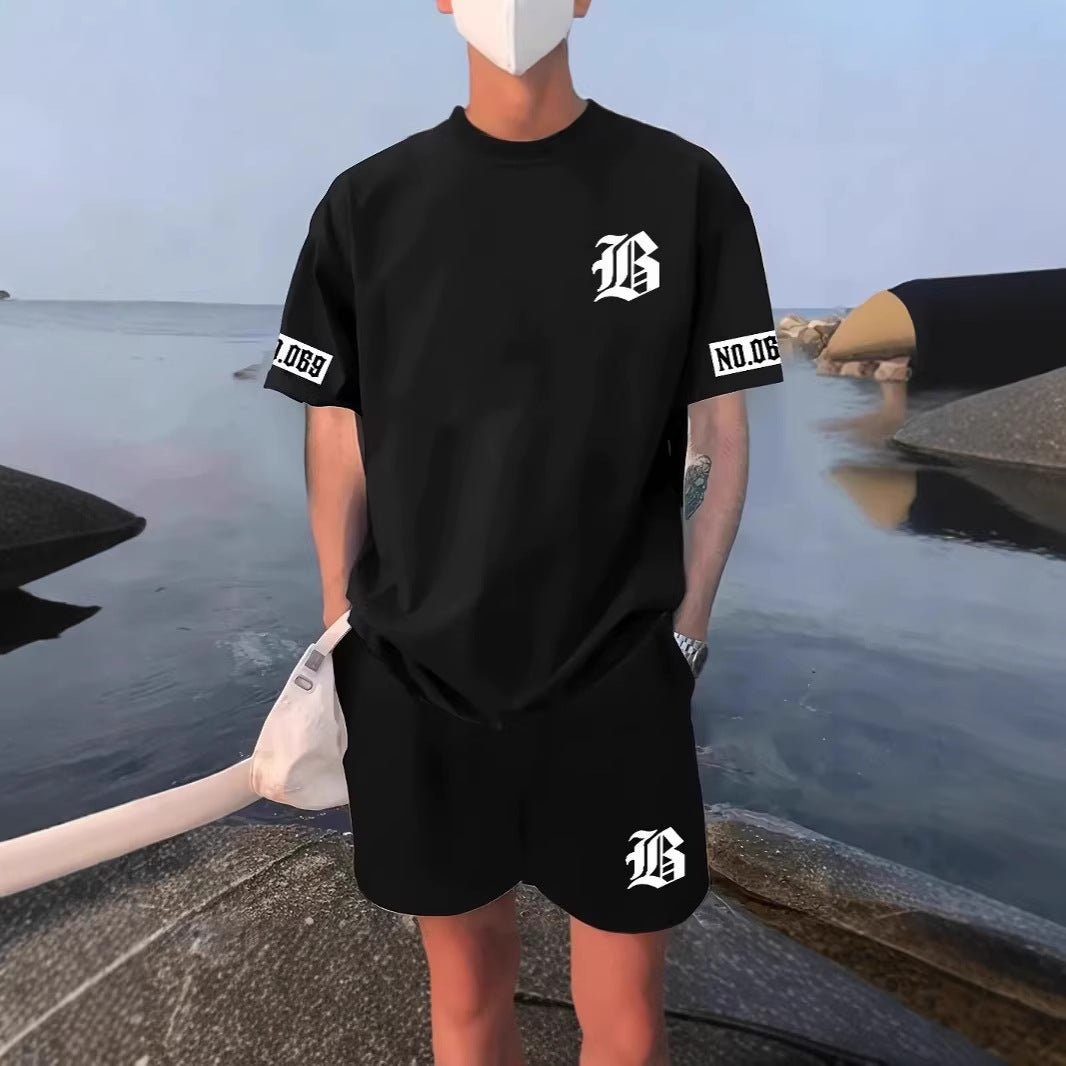 Men's Casual Sport Short-Sleeve Set | Lightweight Summer Outfit