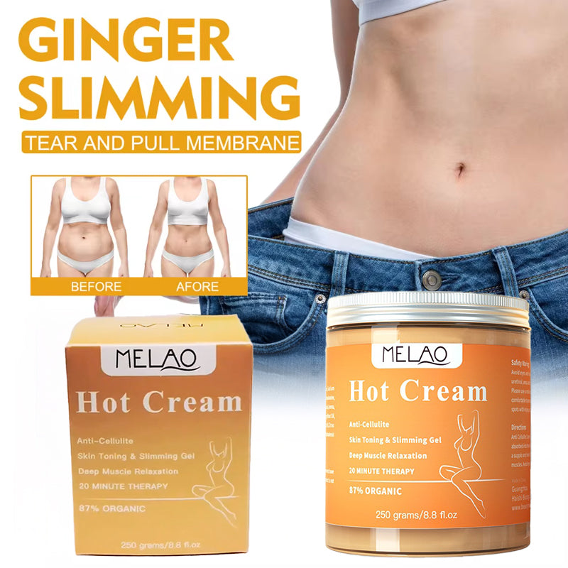 Hot Sensation Slimming & Anti-Cellulite Body Cream | Aloe Ginger Grapefruit Formula
