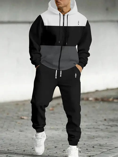 Men's Hooded Sweatshirt & Pants Set | Cozy Casual Loungewear