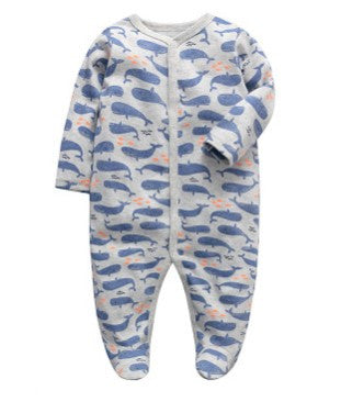 Printed Baby Onesie Romper | Newborn Jumpsuit 3M–12M