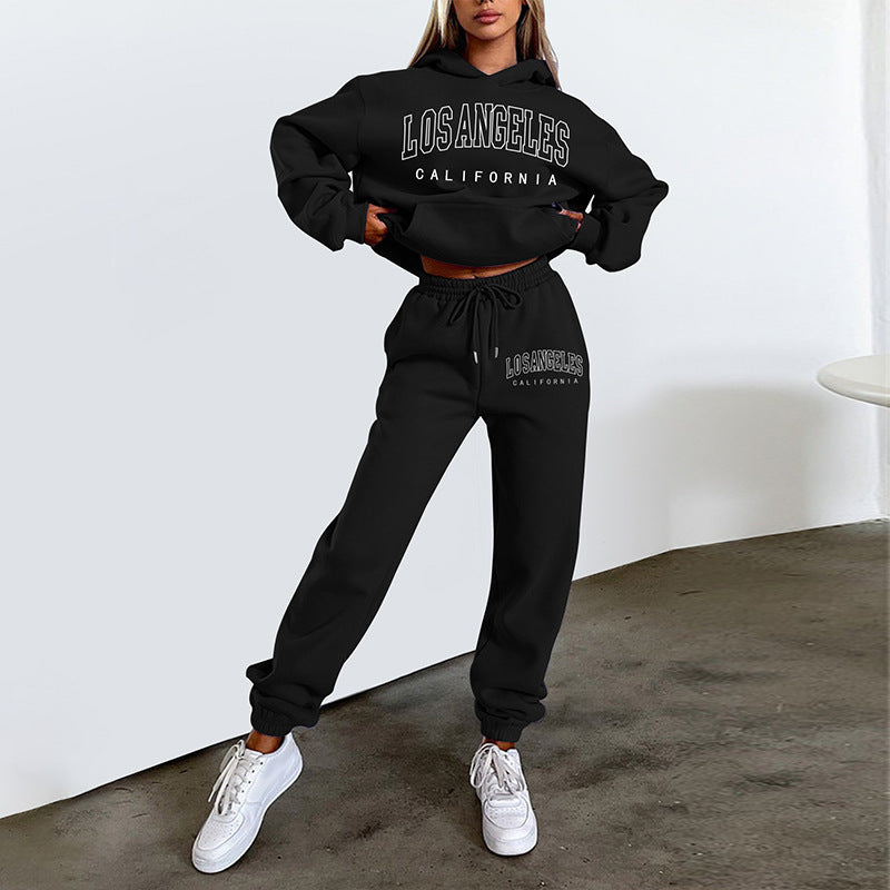 Women's Drop-Shoulder Sweatsuit Set | Cozy Loungewear