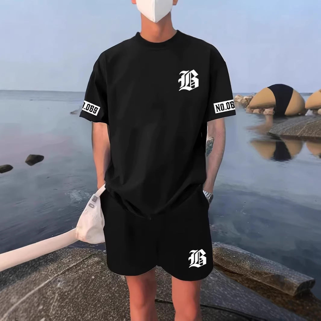 Men's Casual Sport Short-Sleeve Set | Lightweight Summer Outfit