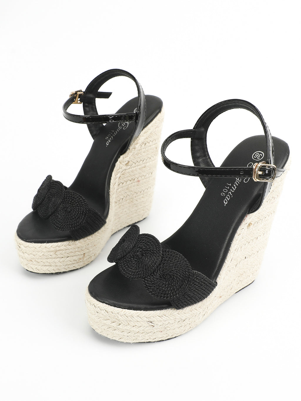Wedge Platform Sandals | Women's Open Toe Slip-On Heels