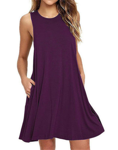 Everyday Soft Knit Pocket T?Shirt Dress