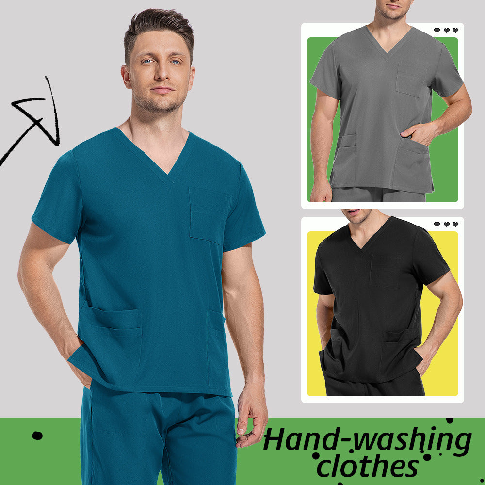 Unisex Medical Scrubs Set | Matte Professional Uniform for Doctors & Nurses