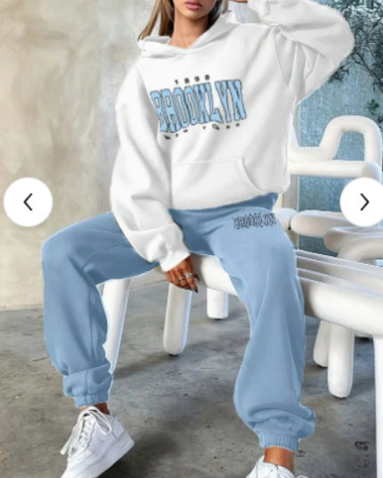 Women's Drop-Shoulder Sweatsuit Set | Cozy Loungewear