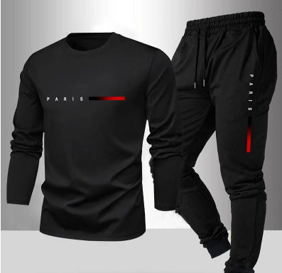 Men's Fashion Trend Long-Sleeve Pants Set | Modern Casual Outfit