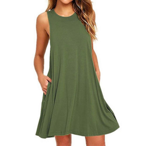 Everyday Soft Knit Pocket T?Shirt Dress