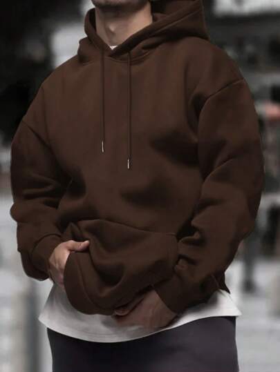 Men's Oversized Drop-Shoulder Hoodie | Relaxed Fit Streetwear