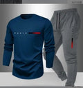 Men's Fashion Trend Long-Sleeve Pants Set | Modern Casual Outfit