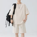 Men's Quick-Dry Breathable Loose Leisure Suit | Short Sleeve & Shorts Set