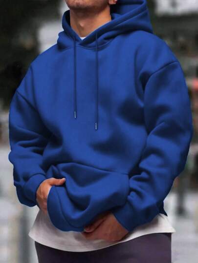 Men's Oversized Drop-Shoulder Hoodie | Relaxed Fit Streetwear