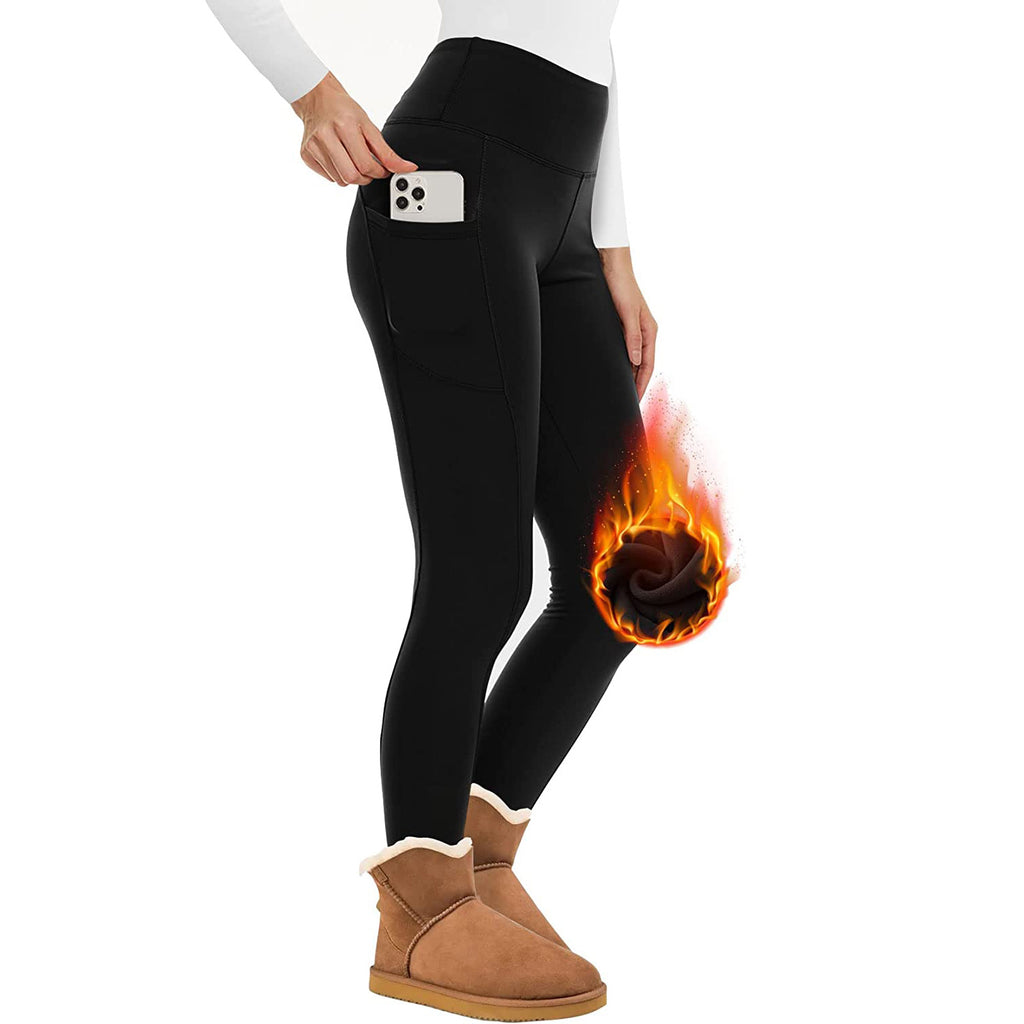 Women's Thermal Velvet Leggings | High-Waist Hip-Lifting Yoga Pants
