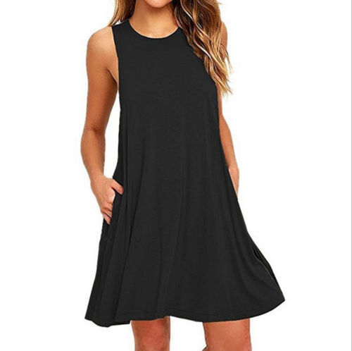 Everyday Soft Knit Pocket T?Shirt Dress