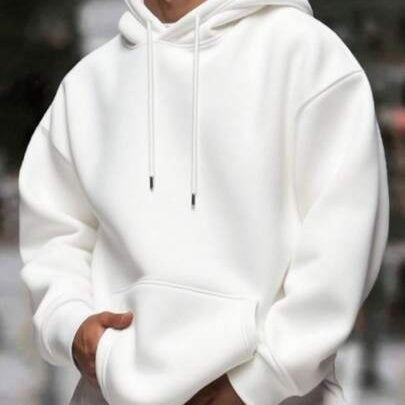Men's Oversized Drop-Shoulder Hoodie | Relaxed Fit Streetwear
