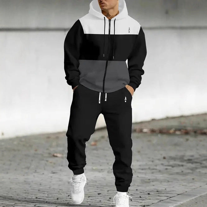 Men's Hooded Sweatshirt & Pants Set | Cozy Casual Loungewear