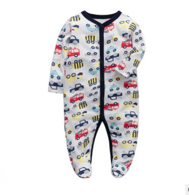Printed Baby Onesie Romper | Newborn Jumpsuit 3M–12M