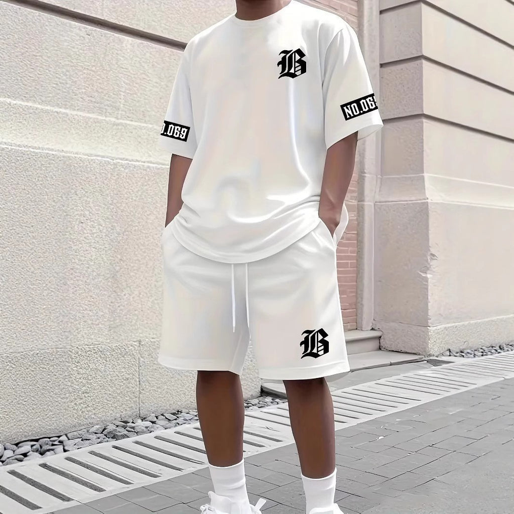 Men's Casual Sport Short-Sleeve Set | Lightweight Summer Outfit