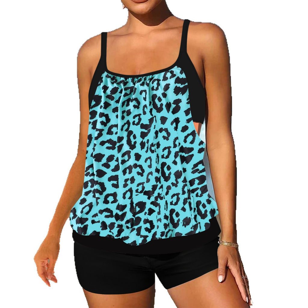 Printed Two-Piece Swimsuit Set | Women's Beach Swimwear