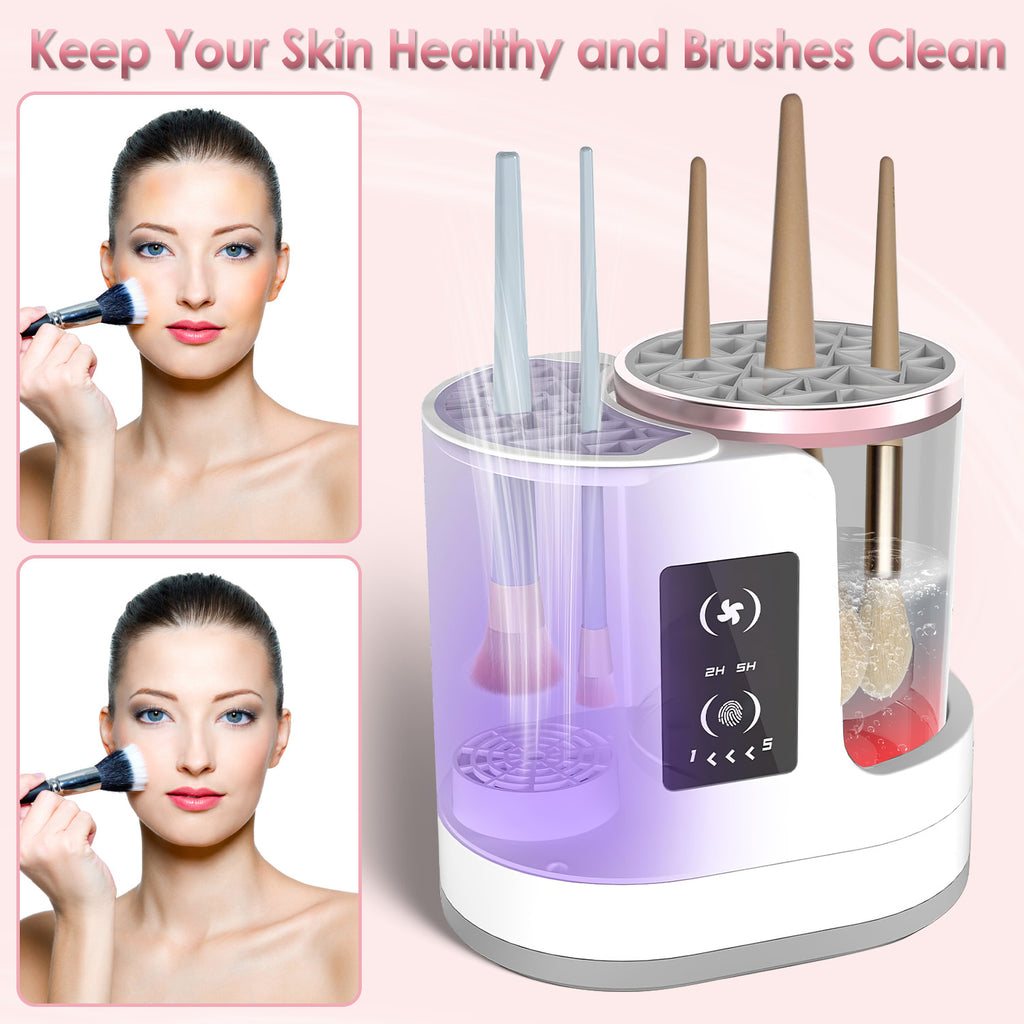4-In-1 Electric Makeup Brush Cleaner & Dryer Machine