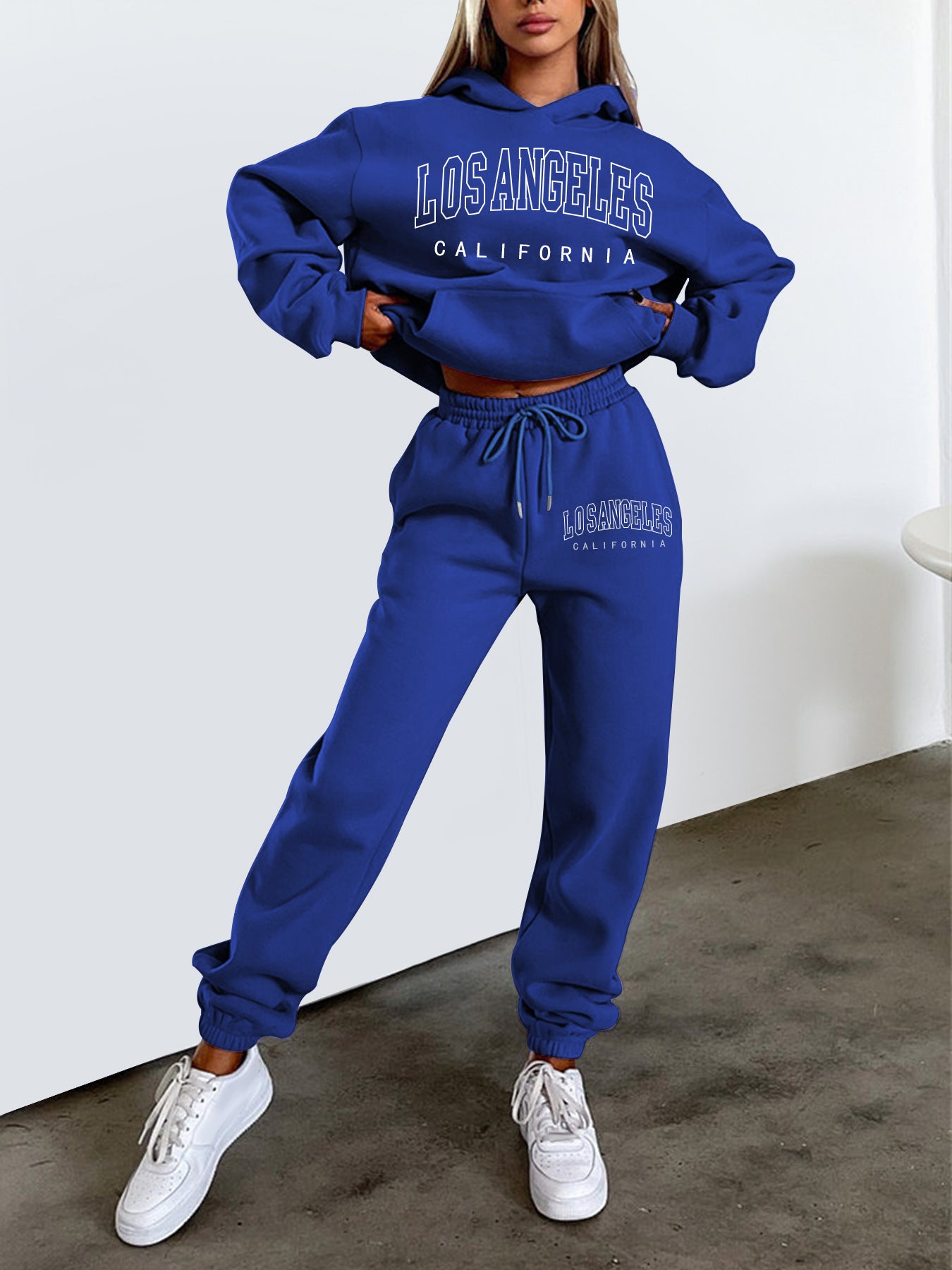 Women's Drop-Shoulder Sweatsuit Set | Cozy Loungewear