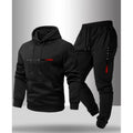 Men's Letter Print Hoodie & Jogger Pants Set | Relaxed Fit Sweatsuit