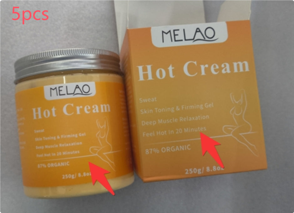 Hot Sensation Slimming & Anti-Cellulite Body Cream | Aloe Ginger Grapefruit Formula