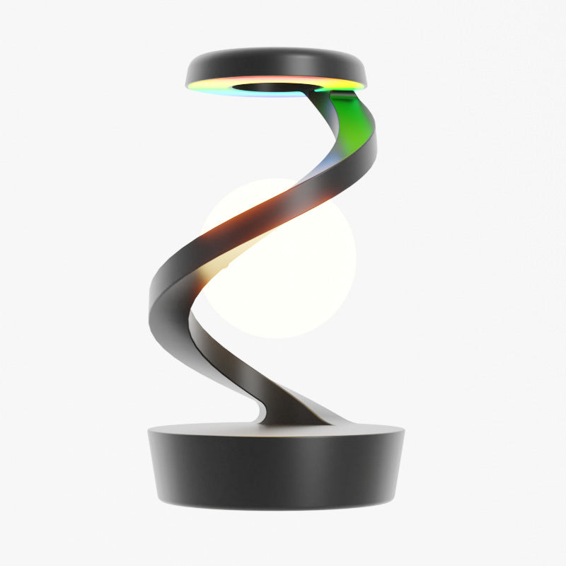 Rotating Moon Desk Lamp | Wireless Charging & Sensor Control Night Light