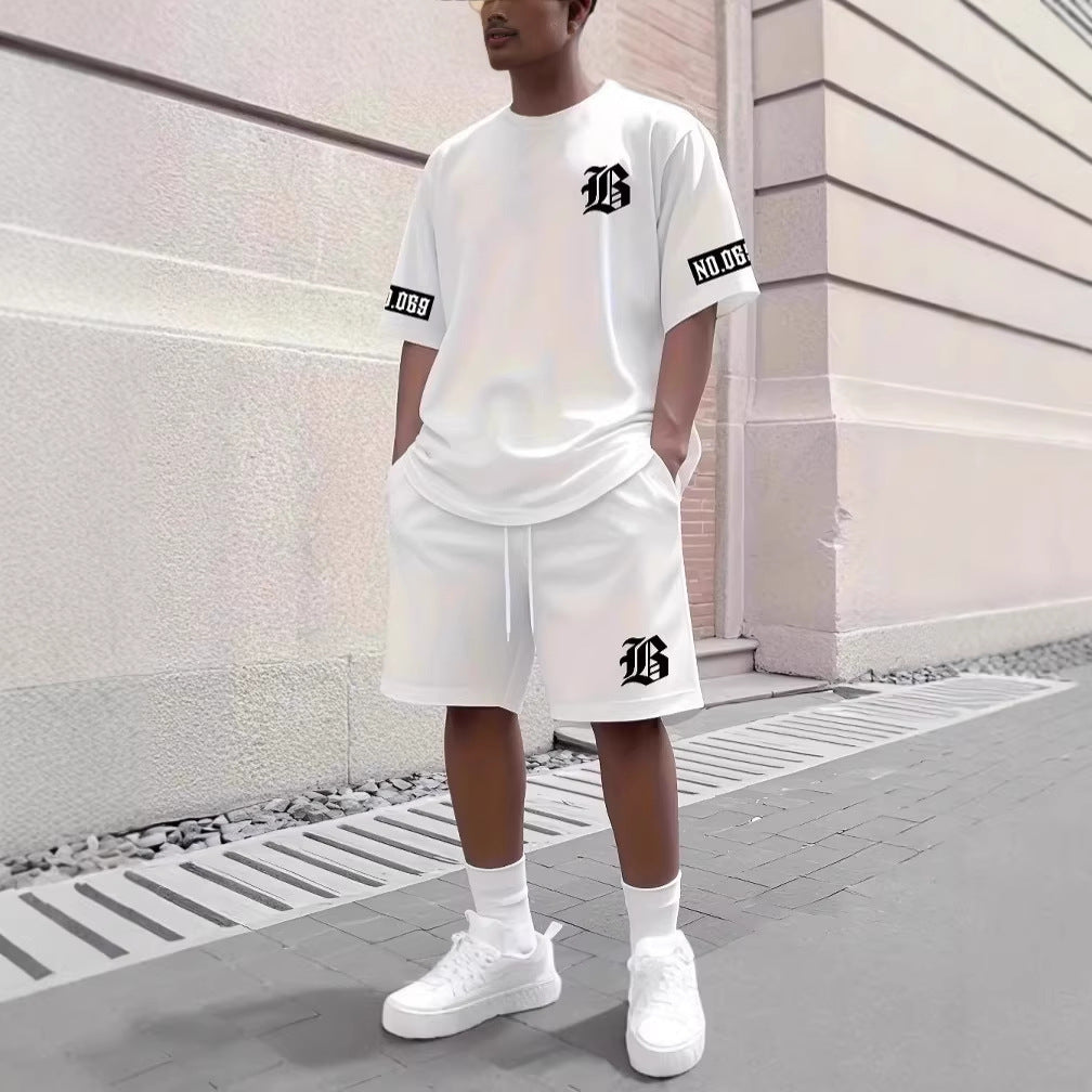 Men's Casual Sport Short-Sleeve Set | Lightweight Summer Outfit