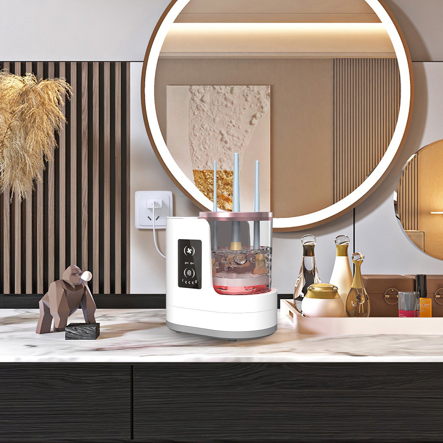 4-In-1 Electric Makeup Brush Cleaner & Dryer Machine