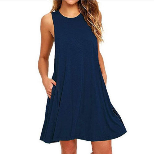 Everyday Soft Knit Pocket T?Shirt Dress