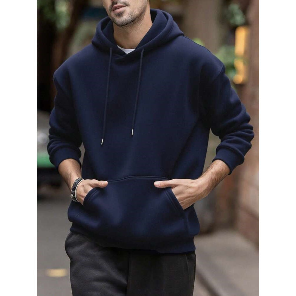 Men's Oversized Drop-Shoulder Hoodie | Relaxed Fit Streetwear