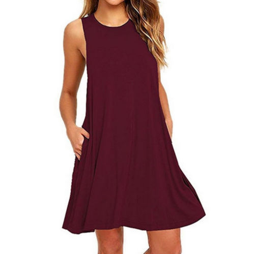 Everyday Soft Knit Pocket T?Shirt Dress