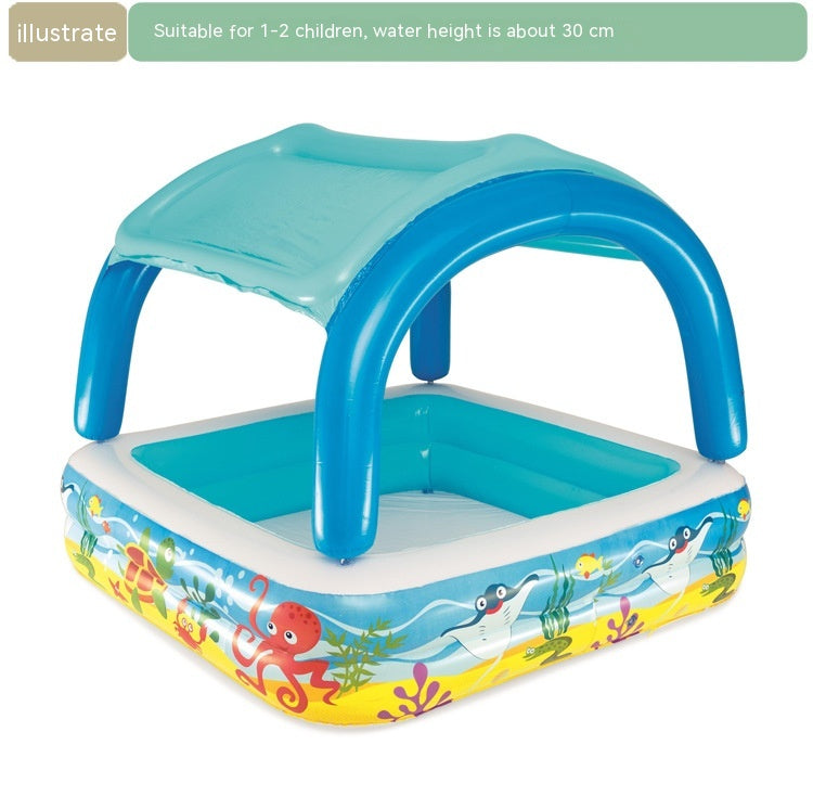 Sunshade Family Paddling Pool